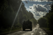 Ukrajinskí vojaci v Kurskej oblasti. FOTO: Reuters