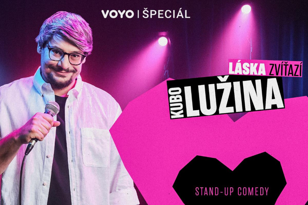 Jakub Lužina a jeho stand up špeciál Láska zvíťazí.