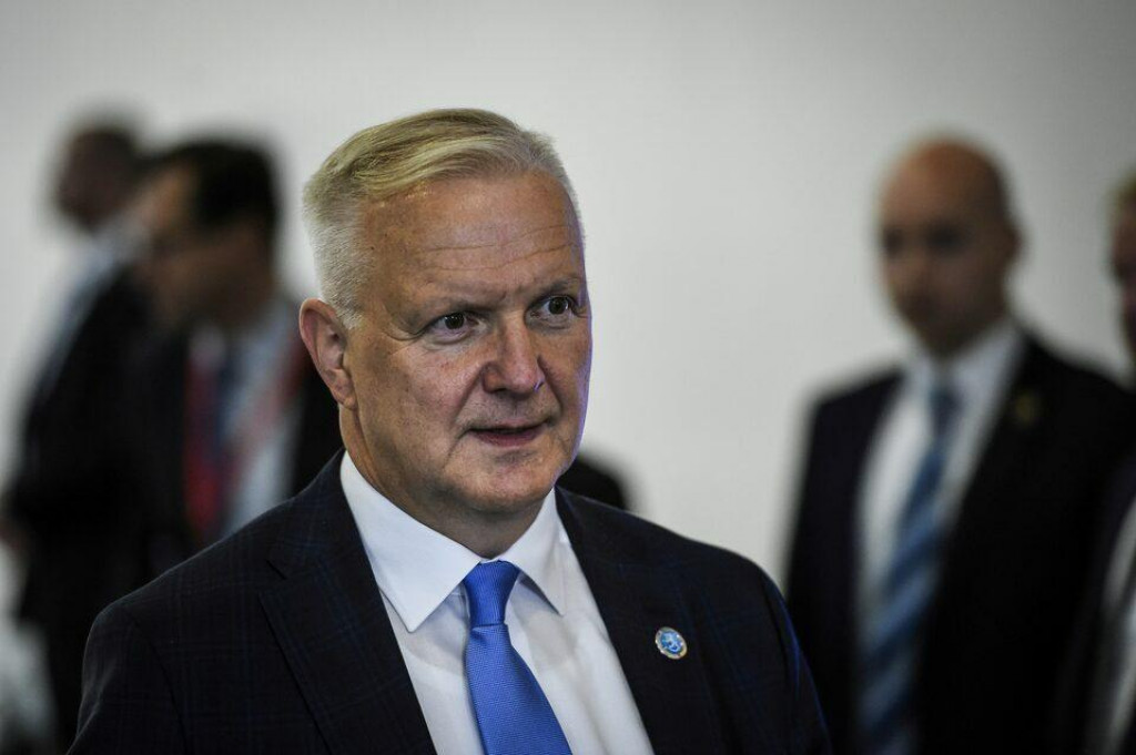 Guvernér fínskej centrálnej banky Olli Rehn. FOTO: Reuters