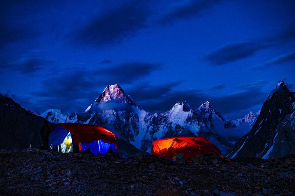 Pakistanský osemtisícový vrchol Gasherbrum I (8 080 m) v pohorí Karakoram. FOTO: Dreamstime