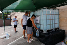 V oblasti Marina Alta, severne od hlavného mesta provincie Alicante, spotreba vody stúpla na 19,67 miliardy litrov v júli z 2,3 miliardy litrov v januári. FOTO: REUTERS