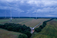 Veterné turbíny v Nemecku. FOTO: Reuters