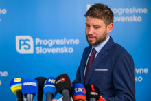 Podpredseda Národnej rady SR a predseda hnutia Progresívne Slovensko Michal Šimečka. FOTO: TASR/Jaroslav Novák