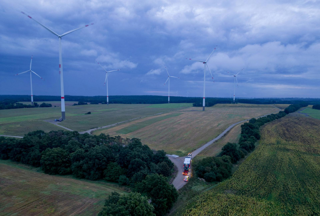 Veterné turbíny v Nemecku. FOTO: Reuters