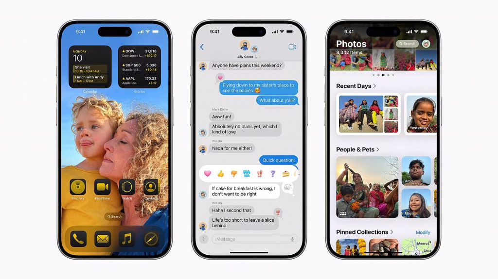 Apple iOS 18 FOTO: Apple