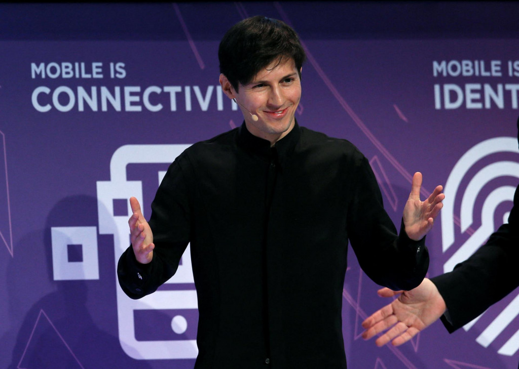 Zakladateľ a generálny riaditeľ spoločnosti Telegram Pavel Durov. FOTO: Reuters