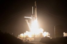 Raketa Falcon 9 od SpaceX. FOTO: Reuters