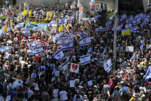 Protivládne protesty v Izraeli. FOTO: Reuters