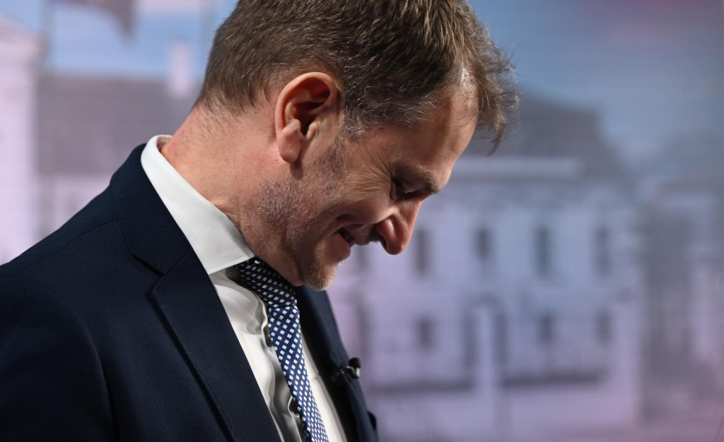 Bývalý minister financií Igor Matovič sa dohodol na rok 2023 na valorizácii platov zamestnancov v štátnej a vo verejnej službe o 17 percent. FOTO: TV Markíza