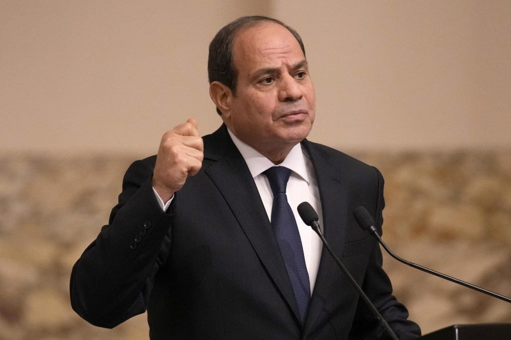 Egyptský prezident Abdal Fattáh Sísí. FOTO: TASR/AP