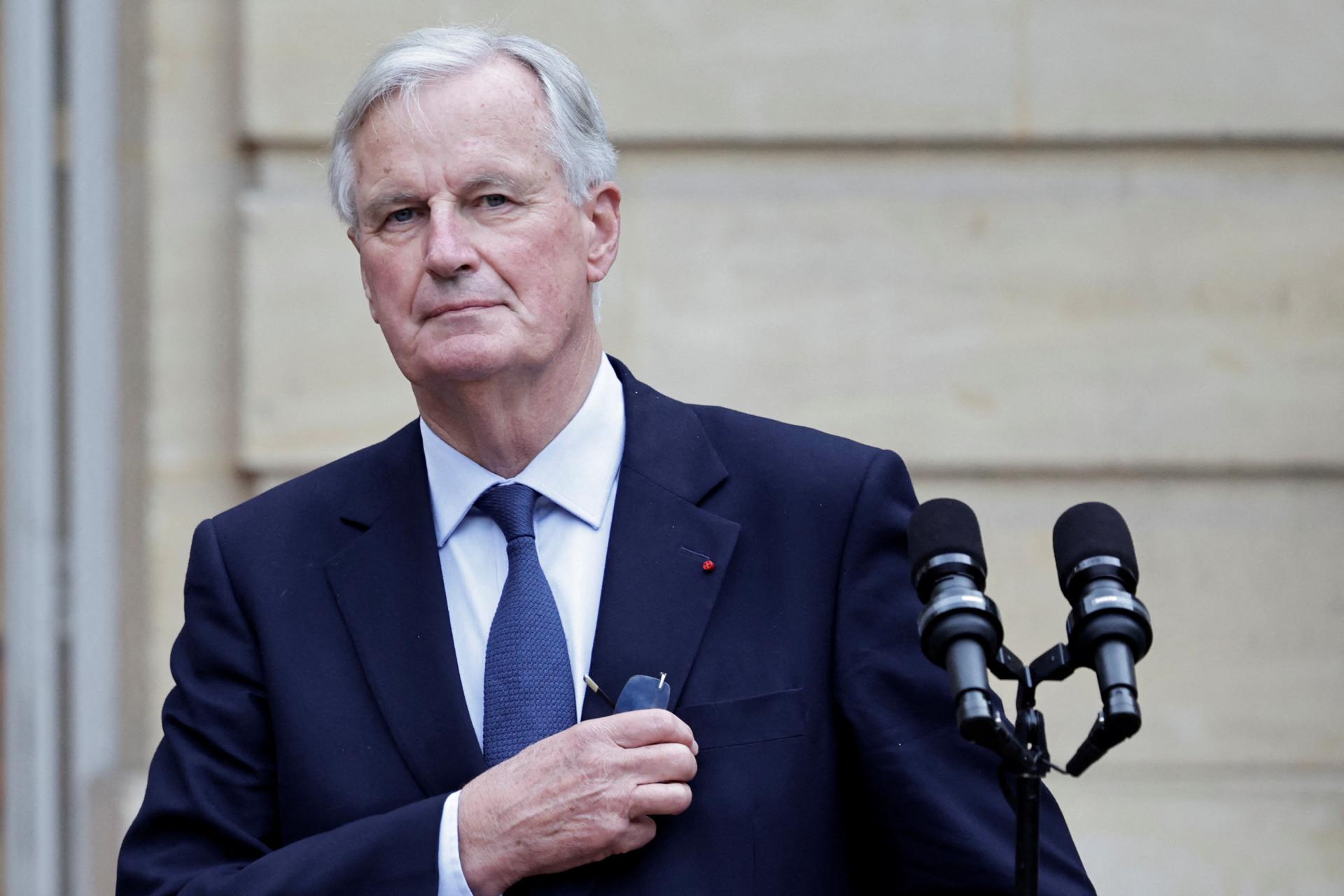 La France a besoin de respect et d’unité après une période de bouleversements politiques, déclare le nouveau Premier ministre Barnier