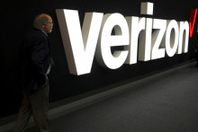 Logo telekomunikačnej spoločnosti Verizon. FOTO: Reuters