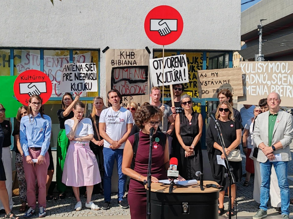 Časť kultúrnej obce vstupuje do štrajkovej pohotovosti. FOTO: Tomáš Susko