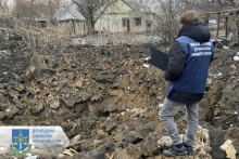 Ruské sily prevzali kontrolu nad mestom Novohrodivka, ktoré leží v Doneckej oblasti na východe Ukrajiny. FOTO: TASR/AP