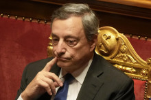 Mario Draghi v Ríme. FOTO: TASR/AP