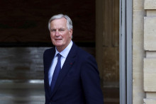 Nový francúzsky premiér Michel Barnier. FOTO: TASR/AP