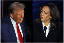 Donald Trump a Kamala Harrisová. FOTO: Reuters