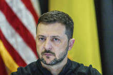 Ukrajinský prezident Volodymyr Zelenskyj. FOTO: TASR/AP