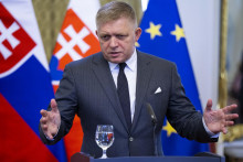 Predseda vlády Robert Fico. FOTO: TASR/Jakub Kotian