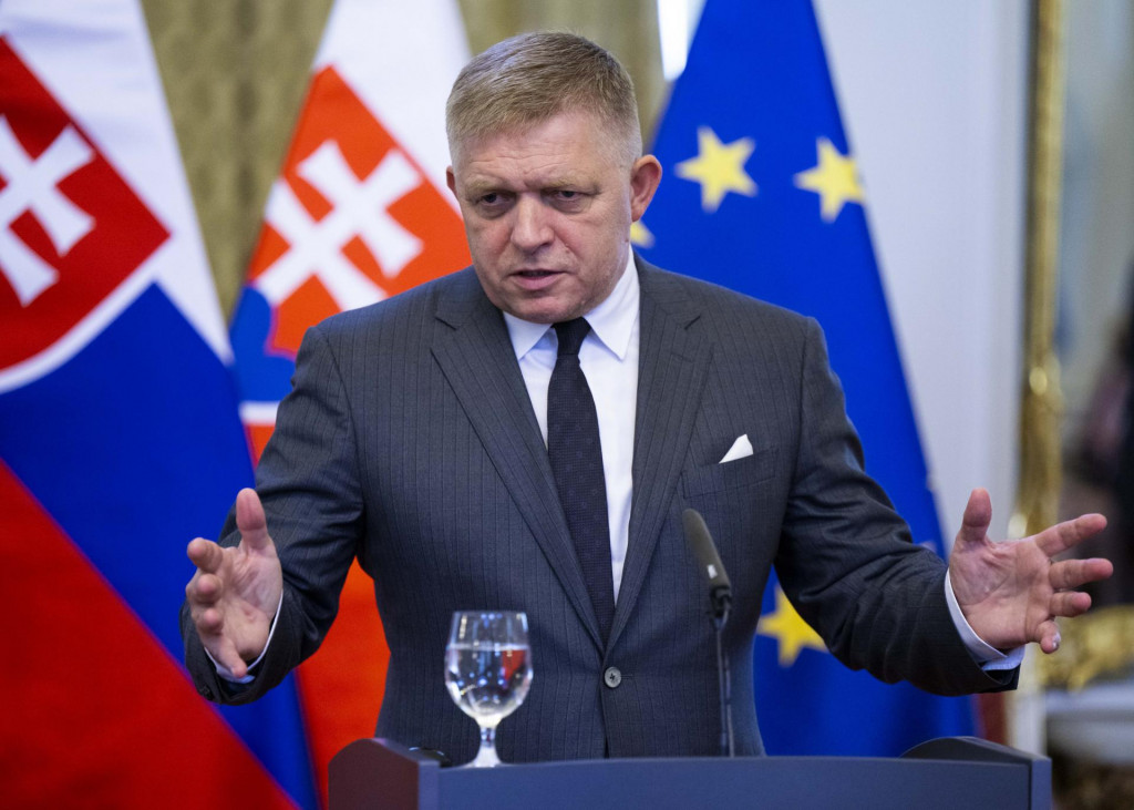 Predseda vlády Robert Fico. FOTO: TASR/Jakub Kotian