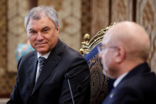 Predseda dolnej komory ruského parlamentu Viačeslav Volodin. FOTO: Reuters