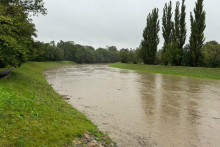 Hrozí vyliatie koryta rieky Opava. Zdroj: X/BK Opava