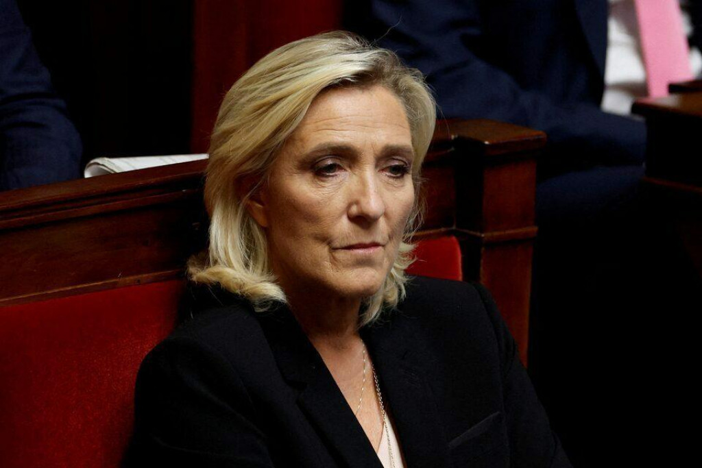 Líderka francúzskeho krajne pravicového Národného združenia Marine Le Penová. FOTO: Reuters