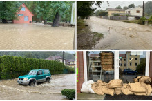 Ako vyzerajú povodne na Záhorí FOTO: HN/M. Marko