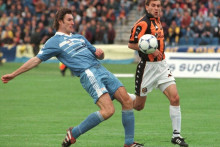 Stanislav Varga v drese ŠK Slovan. FOTO: TASR/M. Kapusta