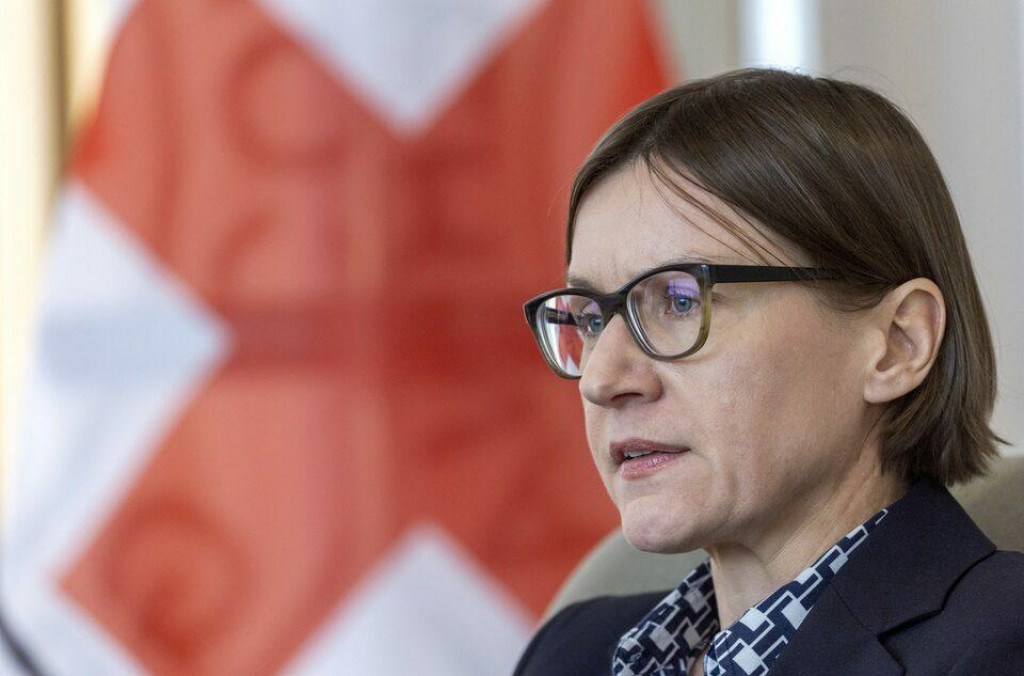 Prezidentka Medzinárodného výboru Červeného kríža v Moskve Mirjana Spoljarič. FOTO: Reuters