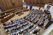 Zákonodarcovia diskutovali aj o novele zákona o Európskom hlavnom meste kultúry, ktorým sa taktiež mení zákon o poskytovaní dotácií v pôsobnosti Ministerstva kultúry. FOTO: TASR/Pavel Neubauer