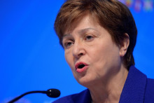 Generálna riaditeľka Medzinárodného menového fondu Kristalina Georgieva. FOTO: Reuters