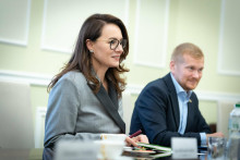 Na snímke ukrajinská ministerka hospodárstva Julia Svyrydenková. FOTO: X/Yulia Svyrydenko