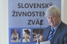 Na snímke prezident Slovenského živnostenského zväzu Stanislav Čižmárik. FOTO: TASR/Martin Baumann