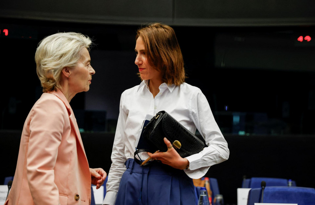 Francúzska europoslankyňa a predsedníčka liberálnej politickej frakcie Obnovme Európu Valerie Hayerová. FOTO: Reuters