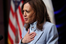 Kandidátka na prezidentku a americká viceprezidentka Kamala Harrisová. FOTO: REUTERS