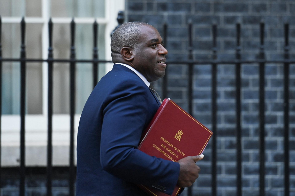 Britský minister zahraničných vecí David Lammy. FOTO: Reuters