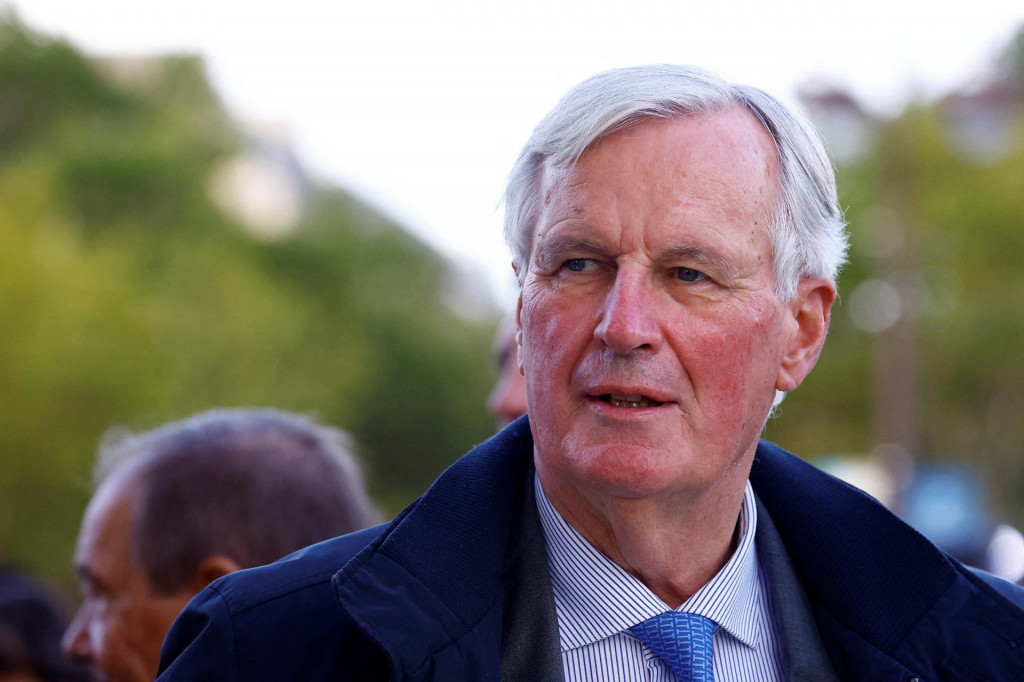 Francúzsky premiér Michel Barnier.  FOTO: Reuters