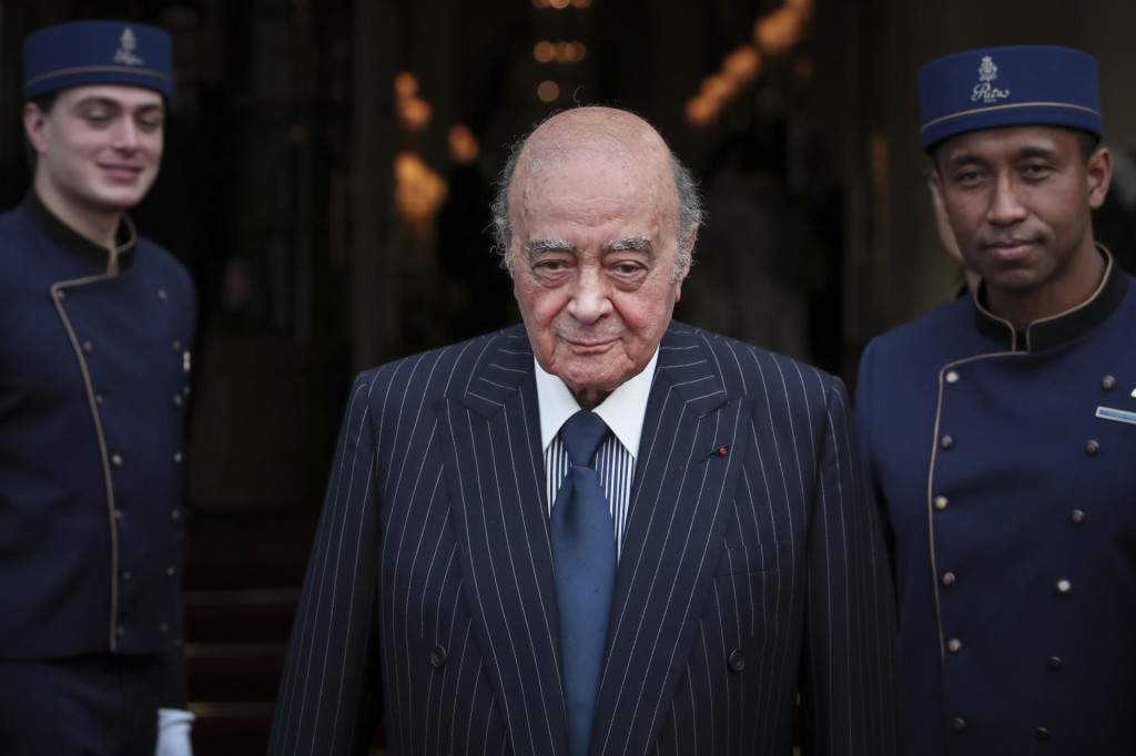 Egyptský podnikateľ a majiteľ hotela Ritz Mohamed Al-Fayed. FOTO: TASR/AP