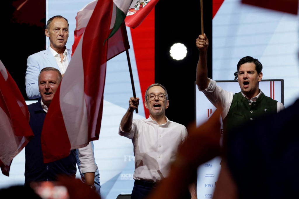 Austria‘s Freedom Party leader and top candidate Herbert Kickl. FOTO: Reuters