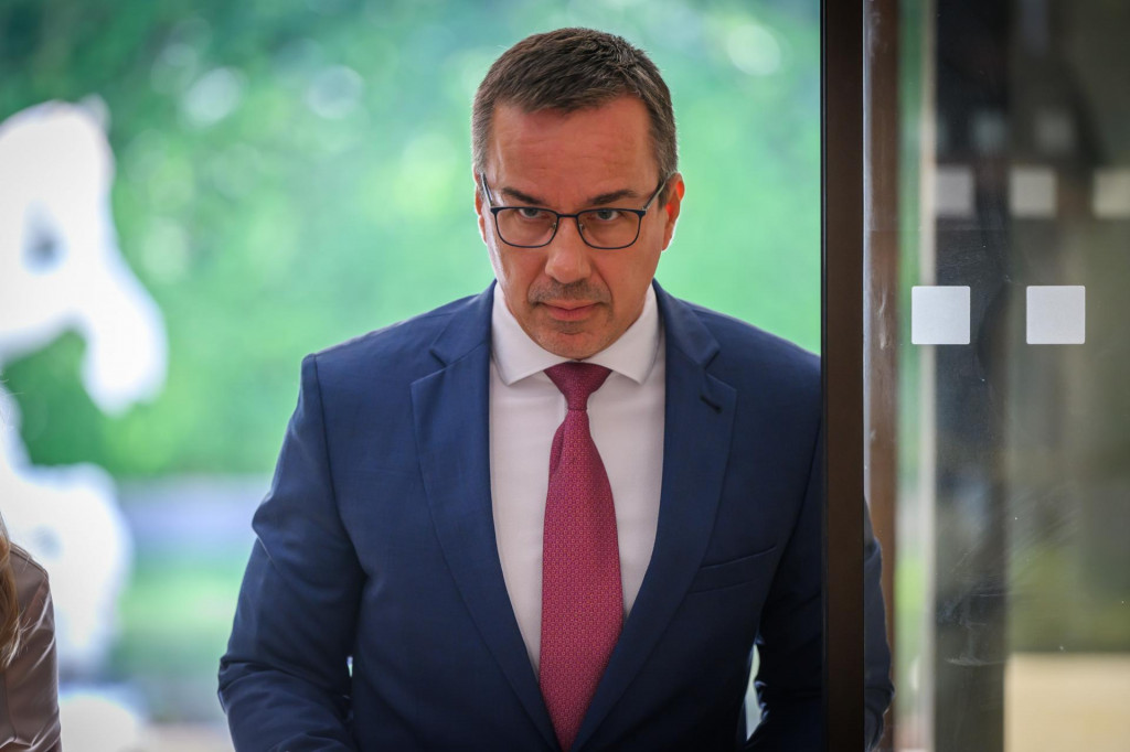 Minister pr&aacute;ce, soci&aacute;lnych vec&iacute; a rodiny Erik Tom&aacute;&scaron; (Hlas-SD). FOTO: TASR/Jaroslav Nov&aacute;k