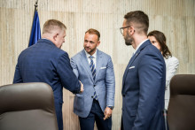 Premiér Robert Fico, minister vnútra Matúš Šutaj Eštok. FOTO: Úrad Vlády