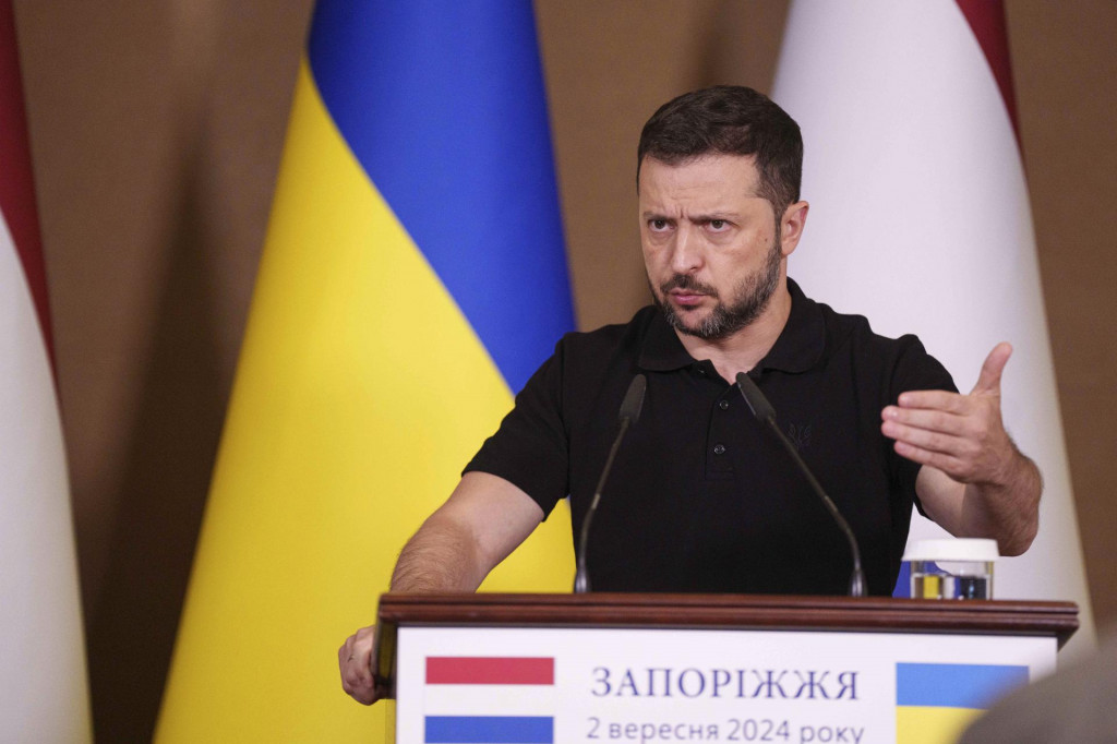 Ukrajinský prezident Volodymyr Zelenskyj. FOTO: TASR/AP