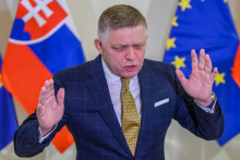 Premiér Robert Fico (Smer-SD). FOTO: TASR/Jaroslav Novák