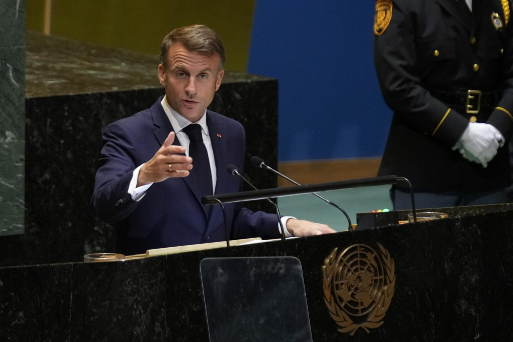 Francúzsky prezident Emmanuel Macron. FOTO: TASR/AP