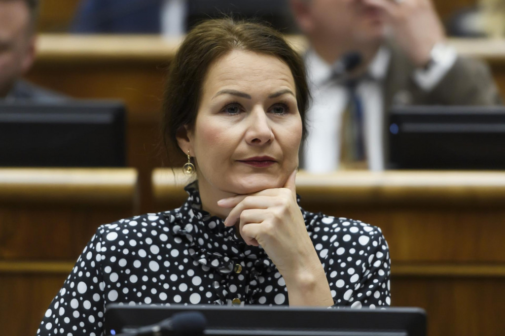 Na sn&iacute;mke poslankyňa NR SR Martina Holečkov&aacute;. FOTO: TASR/Jaroslav Nov&aacute;k