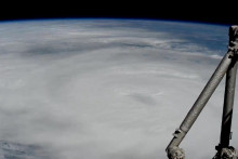 Satelitná snímka ukazuje hurikán Helene preháňajúci sa Floridským zálivom. FOTO: REUTERS