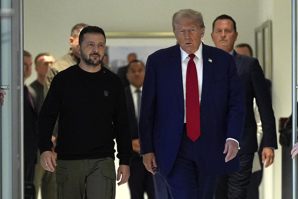 Volodymyr Zelenskyj a Donald Trump. FOTO: AP