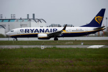 Ilustračná fotografia. Lietadlo spoločnosti Ryanair. FOTO: Reuters