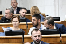 V strede poslanec Viliam Tankó. FOTO: TASR/Pavel Neubauer